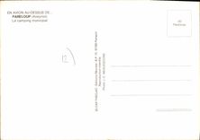 CPA En Avion au Dessus de Pareloup Aveyron Le Camping Municipal