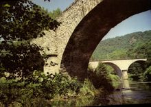 CPA Monteils Aveyron Le Pont de Monteils 