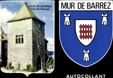 CPA Mur de Barrez Tour de Monaco 