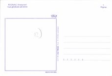 CPA Rignac Aveyron Vue generale aerienne