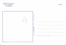 CPA Cantoin Aveyron Vue generale