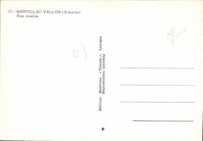 CPA Marcillac Vallon Aveyran Rue vieille 
