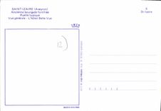 CPA Saint Izaire Aveyron Ancienne bourgade fortifee Ruelle typique Vue generale L'hotel Belle Vue