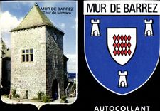 CPA Mur de Barrez Tour de Monaco 