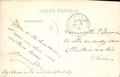 CPA L'Auvergne Cantal Thiezac Chaos de Casteltinet l'Aiguille et le Pain de Sucre Au fond le Puy Gri