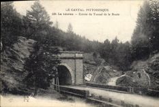 CPA Le Cantal Pittoresque Le Lioran Entree du Tunnel de la Route 