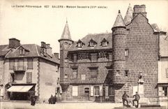 CPA Le Cantal Pittoresque Salers Maison Sevestre 