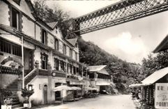 CPA Viaduc de s Fades Hotel du Viaduc Brocard proprietaire Gare Les Fades 