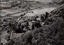 CPA L'Auvergne Polminhac Cantal Vue generale sur la vallee Glaciaire de la Cere 