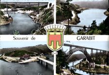 CPA Souvenir de Garabit Cantal 