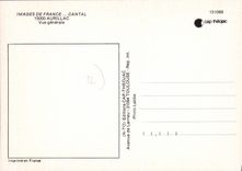 CPA Images de France Cantal Aurillac Vue generale