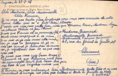 CPA CHATILLON-sur-SEINE Perthuis au Loup église
