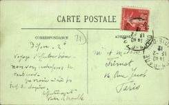 CPA DIJON Comptoir d'Escompte de Mulhouse Tramway