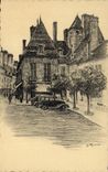 CPA DIJON place des Cordeliers Hôtel Hugonet