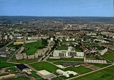 CPSM DIJON vue aérienne