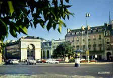 CPSM DIJON place Darcy Porte Guillaume