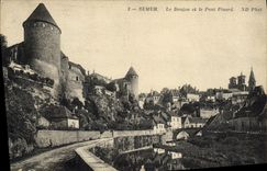 CPA SEMUR Donjon Pont Pinard