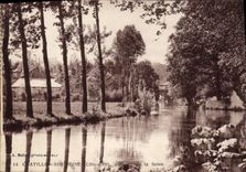 CPA CHATILLON-sur-SEINE bords de Seine