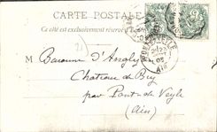 CPA SAINT-LEGER-sur-BEUVRAY mont Beuvray fontaine