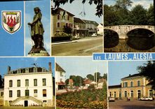 CPSM LES LAUMES ALESIA mairie Gare