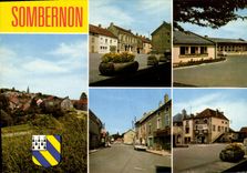 CPSM SOMBERNON mairie CES