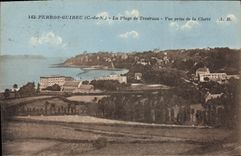 CPA PERROS-GUIRREC plage de Trestraou la Clarté