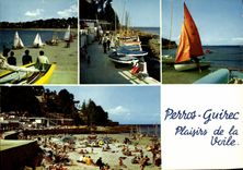 CPSM PERROS-GUIRREC plaisirs de la voile