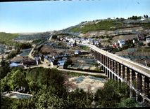 CPSM SAINT-BRIEUC viaduc de Souzain