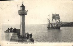 CPA SAINT-QUAI-PORTRIEUX rentrée au port