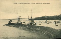 CPA SAINT-QUAI-PORTRIEUX jetée port Heleu