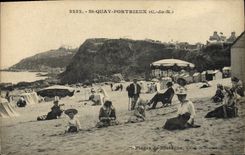 CPA SAINT-QUAI-PORTRIEUX Plage