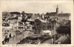 CPA SAINT-QUAI-PORTRIEUX villa Jeanne-d'Arc église