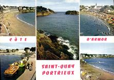CPSM SAINT-QUAI-PORTRIEUX plage sémaphore casino port