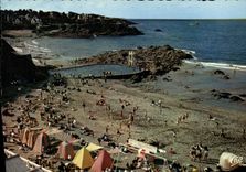 CPSM SAINT-QUAI-PORTRIEUX plage du châtelet et la piscine