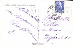 CPA PORT-BLANC