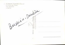 CPSM BUSSIERE-DUNOISE église salle des fêtes