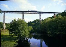 CPSM BUSSEAU-sur-CREUSE viaduc