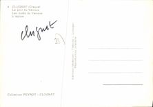 CPSM CLUGNAT pont église