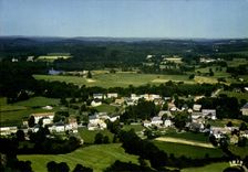 CPSM FLAYAT vue générale aérienne