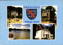 CPSM VIEILLEVILLE château de Camp Castel-de-Lorgrand villa des saules