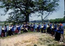 CPSM MARSAC lou boueradour de Marsac polka folklore