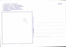 CPSM carte touristique à travers la Creuse
