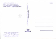 CPSM au pays Marchois beau pays braves gens où est l'intérêt ? Vieux tapissier Aubusson