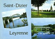 CPSM SAINT-DIZIER LEYRENNE pont Chatelus pont Murat