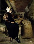 CPSM folklore Marchois vieux moulin