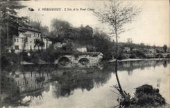 CPA PERIGUEUX Isle et pont Cassé