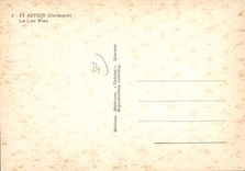 CPSM SAINT-ASTIER lac bleu