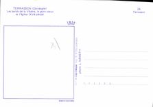 CPSM TERRASSON pont-vieux église