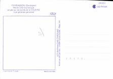 CPSM TERRASSON vue générale aérienne