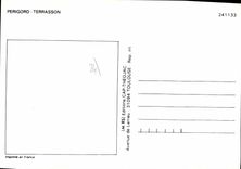 CPSM TERRASSON PERIGORD blasons adhésifs